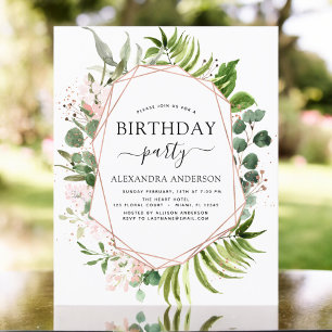 Budget Birthday Party Eucalyptus Botanical