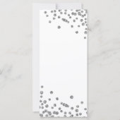 Budget Birthday Party Glitter Confetti Silver (Achterkant)