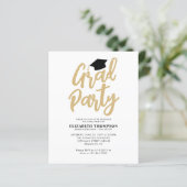 Budget Black Gold Pet Afstuderen AFSTUDEERDER PART (Staand voorkant)