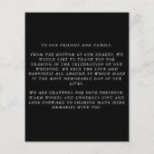 BUDGET Black Hartelijk dank Flyer (Achterkant)