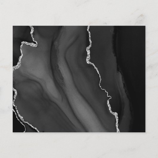 Budget Black Silver Agate Enregistrer la carte Dat (Dos)