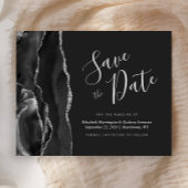 Budget Black Silver Agate Enregistrer la carte Dat