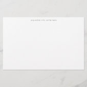 Budget Black & White Calligraphy Simple Wedding 2 (Achterkant)