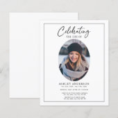 Budget Black White Celebration of Life Funeral (Voorkant / Achterkant)