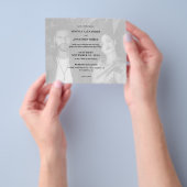 Budget Black & White Photo Landscape Wedding Flyer (Hand)