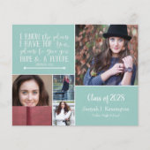 Budget Blauwgroen Christelijk Verse Afstuderen Fot (Voorkant)