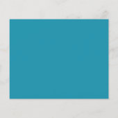 Budget Blauwgroen QR Code Fun Photo Verloving (Achterkant)