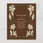 Budget Bloemen Art Nouveau Bruiloft (Voorkant)