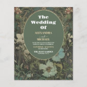 Budget  Bloemen Art Nouveau Bruiloft (Voorkant)