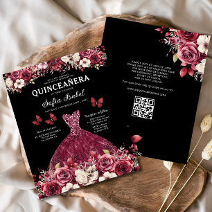 Budget Bloemen Bourgogne QR Code Quinceanera