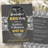 BUDGET Bloemen Kant AFSTUDEERDER BBQ Uitnodiging