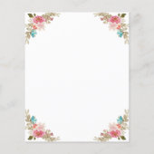 Budget Bloemend Religieus Kruis Pasen Brunch Uitno (Achterkant)