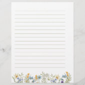 Budget bloemenreceptenblad sjabloon voor multomap flyer (Achterkant)