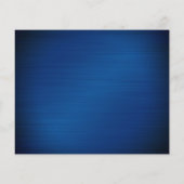 Budget Blue Congrats Afstuderen Fotoaankondiging (Achterkant)