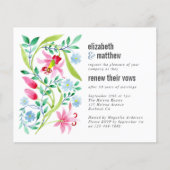 Budget Blue Floral Vow Renewal (Voorkant)