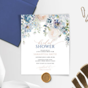 Budget Blue Hydrangea Bridal Shower