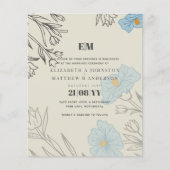 BUDGET Blue Poppy Magnolia Weddenschap (Voorkant)