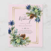 BUDGET Blue Thistle Eucalyptus Weddenschap Wonderl (Voorkant)
