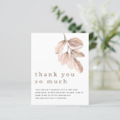Budget Blush Leaves Pas getrouwd Foto Hartelijk da (Staand voorkant)