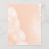 Budget Blush Waterverf Cactus Fiesta Baby shower (Achterkant)