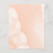 Budget Blush Waterverf & Cactus Graduation Party (Achterkant)