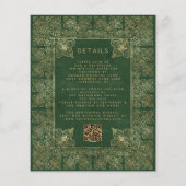 Budget  Boek Groen Goud QR Code Huwelijk (Achterkant)