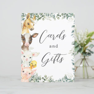 Budget Boerderijdieren Baby Kaarten en Geschenken 