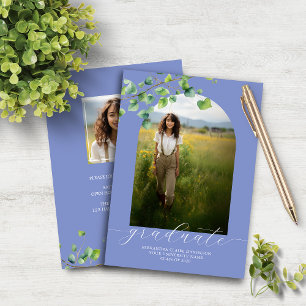 Budget Boho Arch Ivy Korenbloem Blauw Afstudeerder