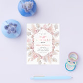 Budget Boho Baby Sprinkle Blush Pink Flyer (Enkel)