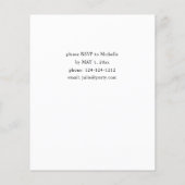 Budget Boho Burgundy & Pink Floral Gradual Party (Achterkant)