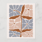 Budget Boho Chic Retro Bloem Bruiloft (Achterkant)