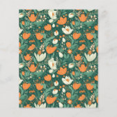 Budget Boho chique retro kleurrijke bloemenbruilof (Achterkant)