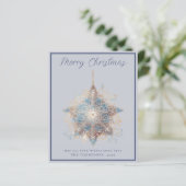Budget Boho Christmas Star Kaart (Staand voorkant)