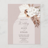 Budget Boho Dried Palm Leaves Wedding (Voorkant)