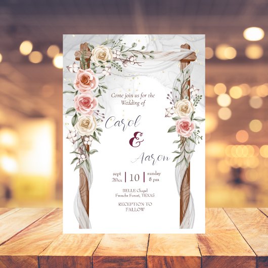 Budget Boho Elegante Classy Botanische Bruiloft Flyer
