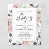 Budget Boho Floral All in One Calligraphy Wedding (Voorkant)