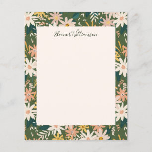 Budget Boho Floral Green Baby shower Dank u