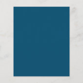 Budget Boho Floral Mandala Blauwgroen Blue Weddin (Achterkant)