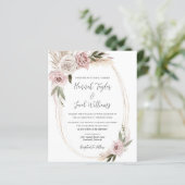 Budget Boho Floral Pampas Grass Wedding (Staand voorkant)