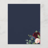 Budget Boho Garden Bourgondië Blauwe Bloemen Bruil (Achterkant)