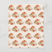 Budget Boho Herfst Baby shower Little Pumpkin Invi (Achterkant)