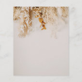 Budget Boho Herfst Flowers Wedding (Achterkant)