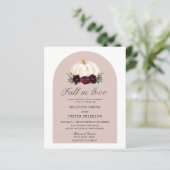 Budget Boho Herfst in Love Floral Pumpkin Wedding (Staand voorkant)