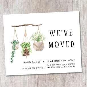 Budget Boho New House Planten Moving kondiging