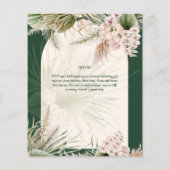 BUDGET BOHO Pampagras Groene Trouw MATTE Flyer (Achterkant)