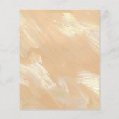 Budget boho pampas gras bruidsshower uitnodiging flyer (Achterkant)