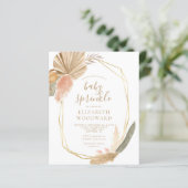 Budget Boho Pampas Grass Baby Sprinkle (Staand voorkant)