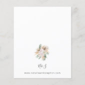 Budget Boho Pampas Grass Beach Floral Wedding (Achterkant)