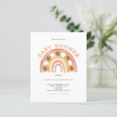 Budget Boho Rainbow Baby shower (Staand voorkant)