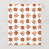 Budget Boho Rainbow Little Sunshine First Birthday (Achterkant)